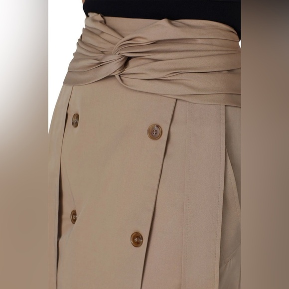 Rokh Twisted Wrap Midi Skirt - Picture 3 of 12